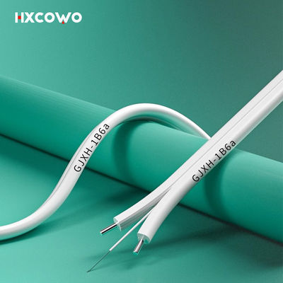 SM G652D G657A GJXH Indoor Optical Fiber Cable With LSZH Jacket 2 Core