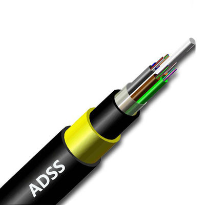 Outdoor Double Jacket ADSS Fiber Optical Cable G.652D/G657A1/G657A2