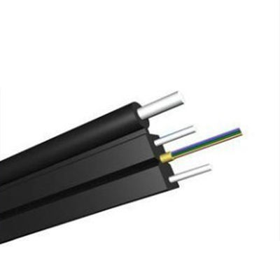 PE Jacket 4 Core GJYXCH FTTH Fiber Drop Cable pour les réseaux extérieurs Fabriqué à Dongguan et personnalisable