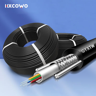 High Speed Armored Single Mode Fiber G657A1 G657A2 Outdoor Armored Fiber Optic Cable
