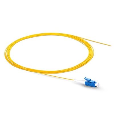 Yellow Jacket LC UPC Pigtail 2.0mm 1m Length Fiber Optic Cable Pigtail