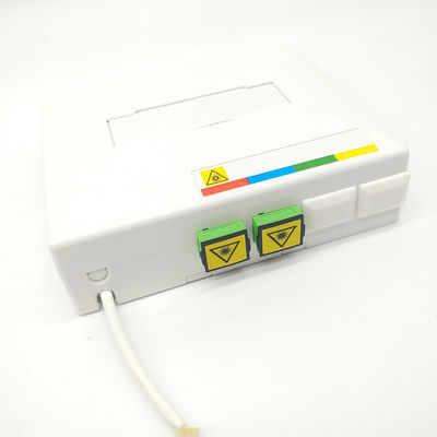 2 Ports Fiber Optic Terminal Box 10 FTTH Access Indoor Fiber Termination Box