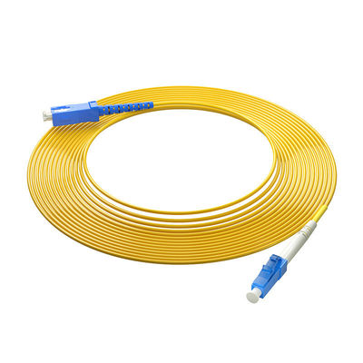 HXCOWO Supply Fiber Optic Patch Cord SC/UPC-LC/UPC SM SX 3.0mm LSZH for Your Requirement