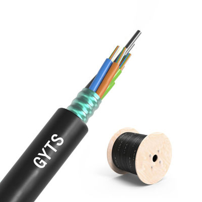 Custom Outdoor Armored Fiber Optic Cable 2 4 6 8 24 32 48 84 96 144 288 Cores
