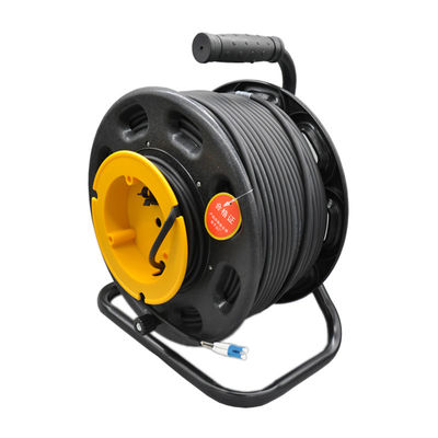 FTTx Tactical Fiber Reel personnalisé câble blindé en fibre optique en spirale