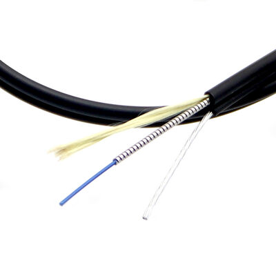 FTTH extérieur intérieur G657A LSZH câble blindé en fibre optique avec 2-288 cœurs pour les réseaux de centres de données et de communication